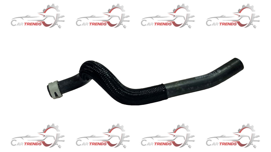 Maruti Suzuki Hosehtr Inlet 17871M66R00, car engine inlet hose with black rubber material and connector ends.
