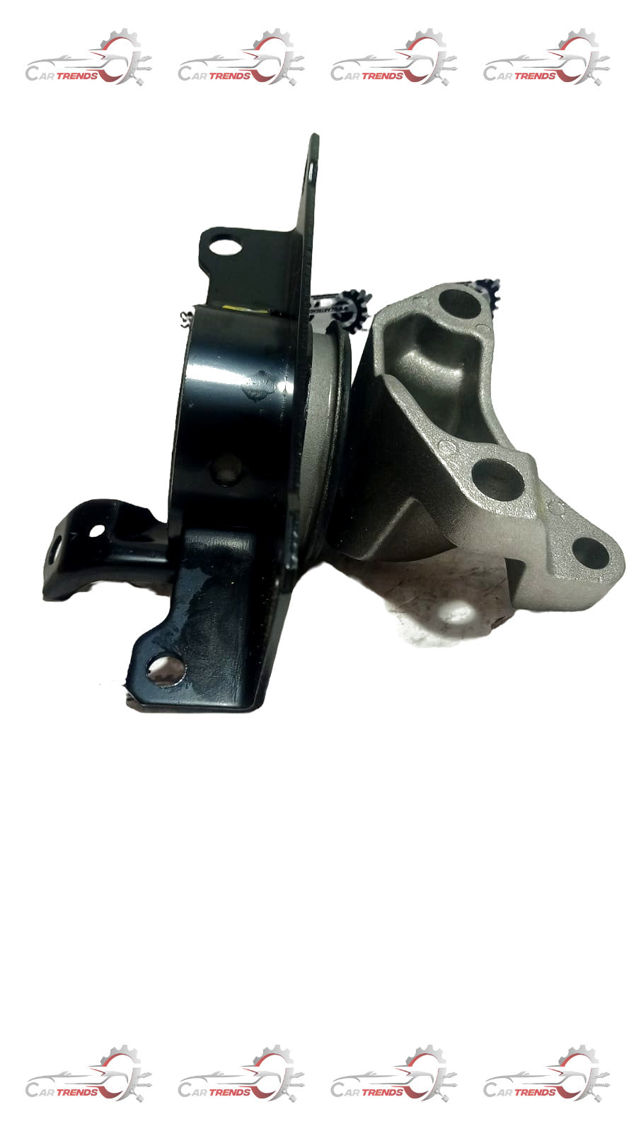 Maruti Suzuki mounting component LH 11620M66R00, vehicle part, shown in black with mounting brackets and hardware.