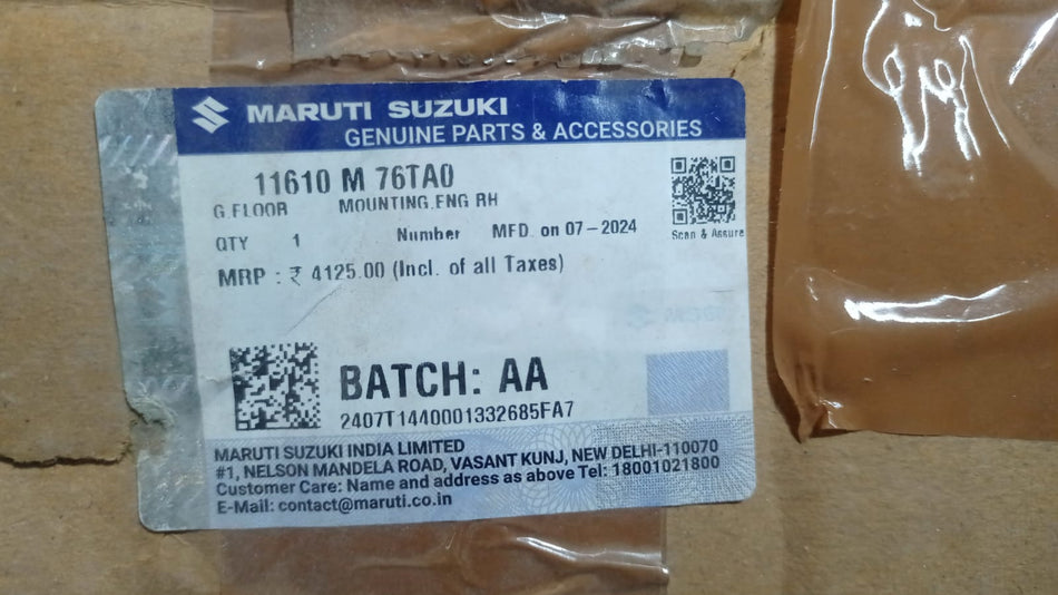 Maruti Suzuki Celerio right side engine mounting bracket for optimal engine support and stability.