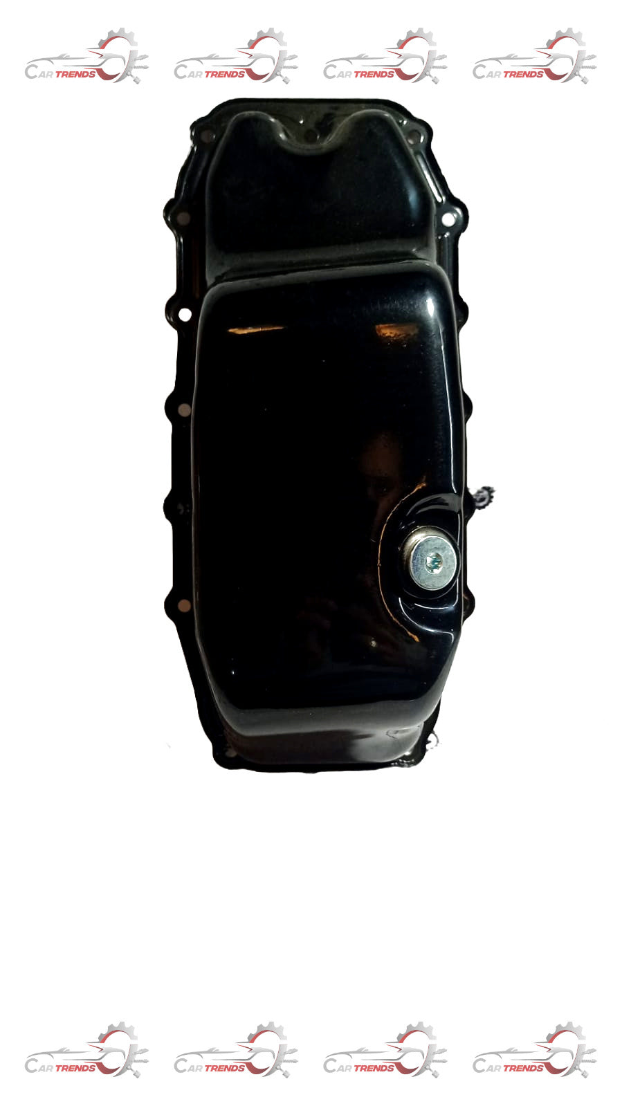 Maruti Suzuki PAN COMPOIL 11510M86J40 engine oil pan for Maruti Suzuki vehicles, showing the metal component with mounting points.