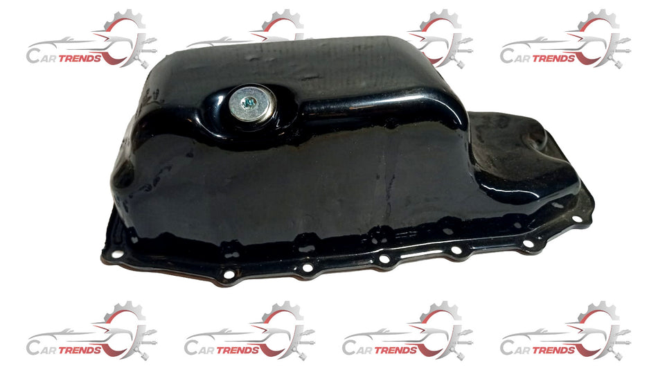 Maruti Suzuki Pan Compoil 11510M86J40 engine oil pan showing the black metal component for vehicle lubrication system