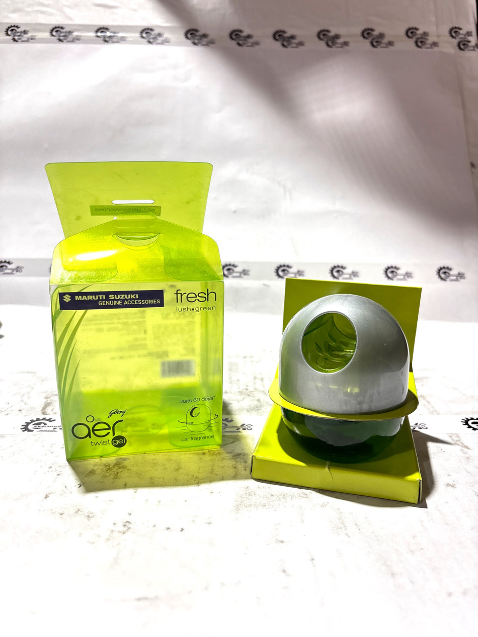 Maruti Suzuki Prf d/Brd gel in fresh lush green color, designed for car dashboard and interior protection.