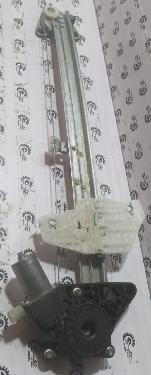 Maruti Suzuki front window regulator assembly with model number 83402M69R10, shown in a detailed automotive image.
