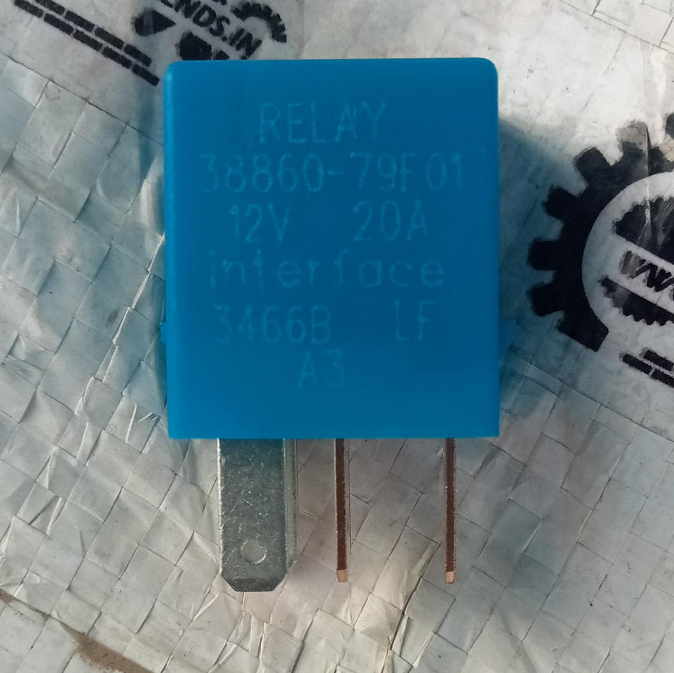 Maruti Suzuki relay for main radiator fan and fuel pump, compatible with Swift, Dzire, Baleno, and Alto models.
