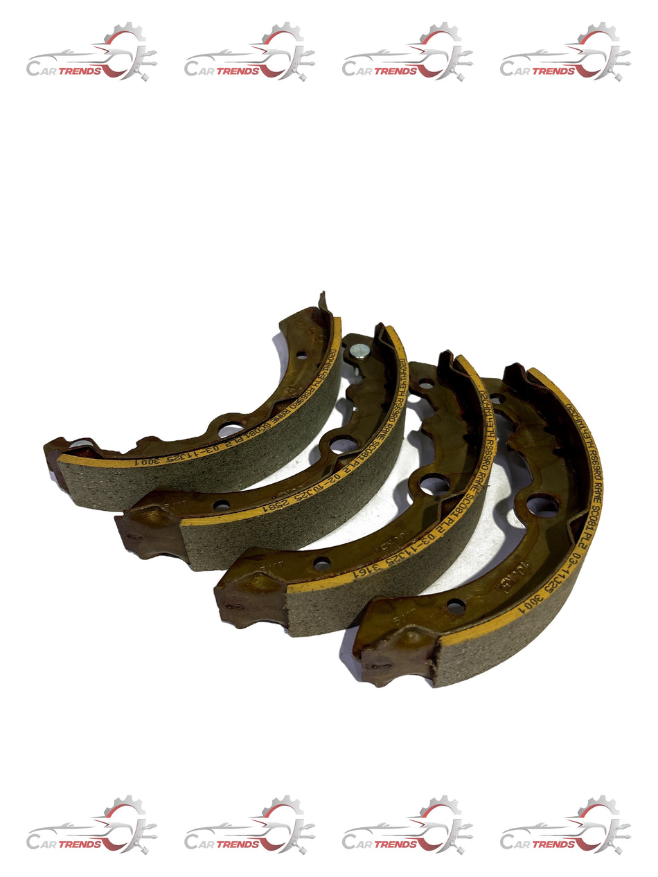 Maruti Suzuki brake shoe set 53200M69R00, automotive brake components for vehicle safety and performance.