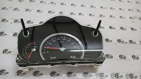 Maruti Suzuki Celerio speedometer assembly, COMB model 34108M76M10, showing gauges and digital display in a close-up view.