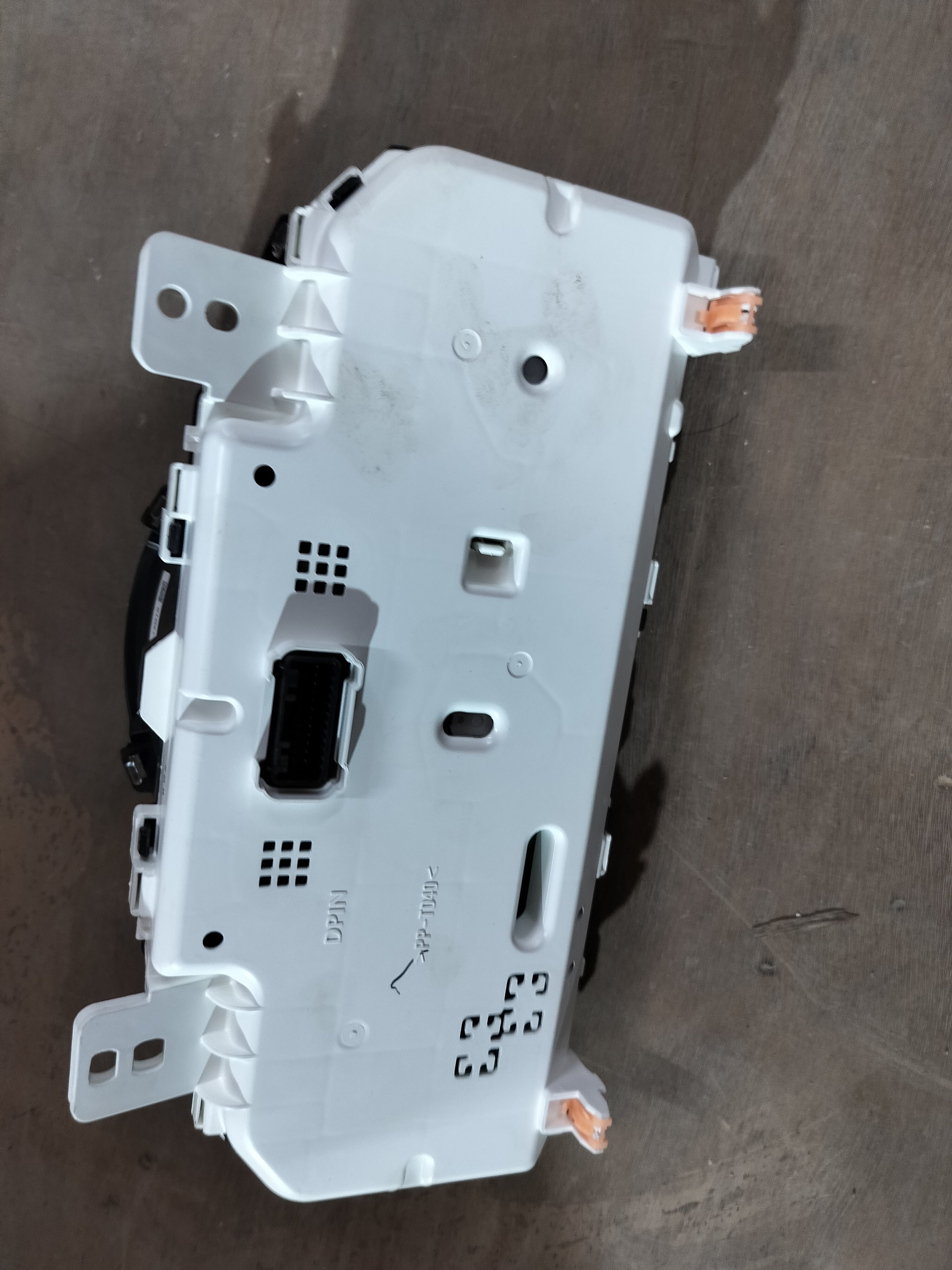 Maruti Suzuki speedometer assembly for Celerio, model 34108M76M10, showing speed gauge and instrument cluster.