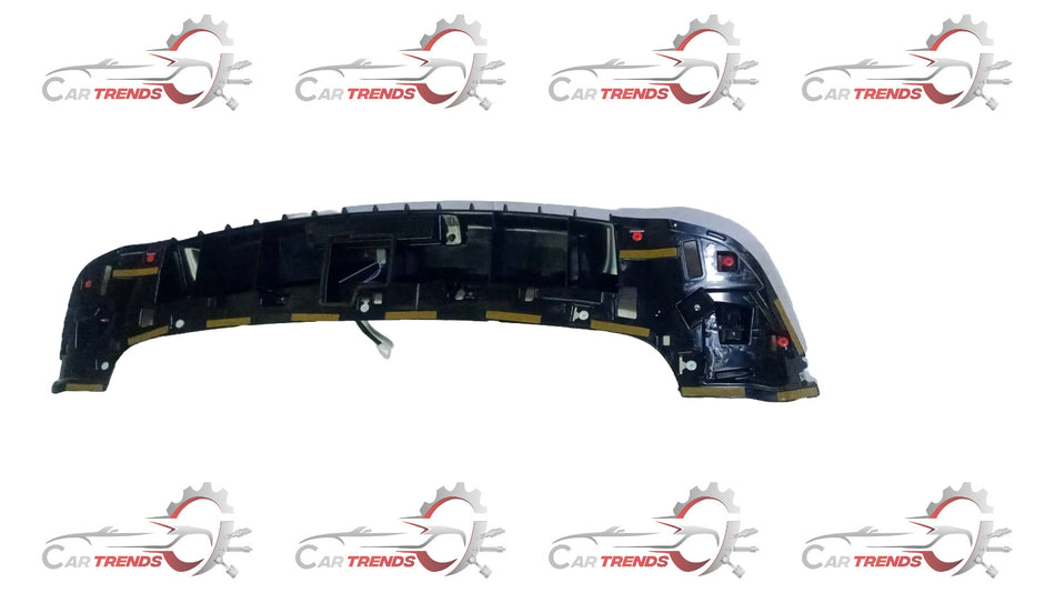 Maruti Suzuki rear left spoiler sub-assembly in white color for Invicto T7608M5VT90, showing the painted exterior part.