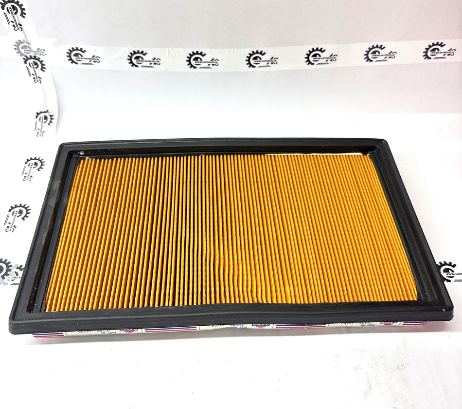 Nissan air filter element model #1654674S00, replacement part for vehicle engine air filtration system.