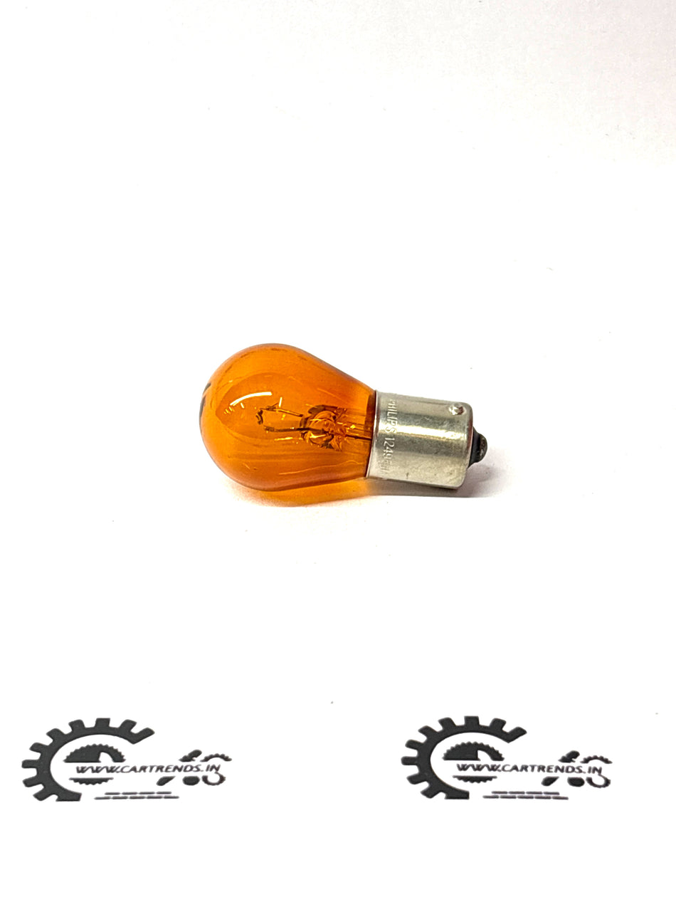 Universal Nissan bulb with clear glass and metal base, designed for vehicle lighting applications.