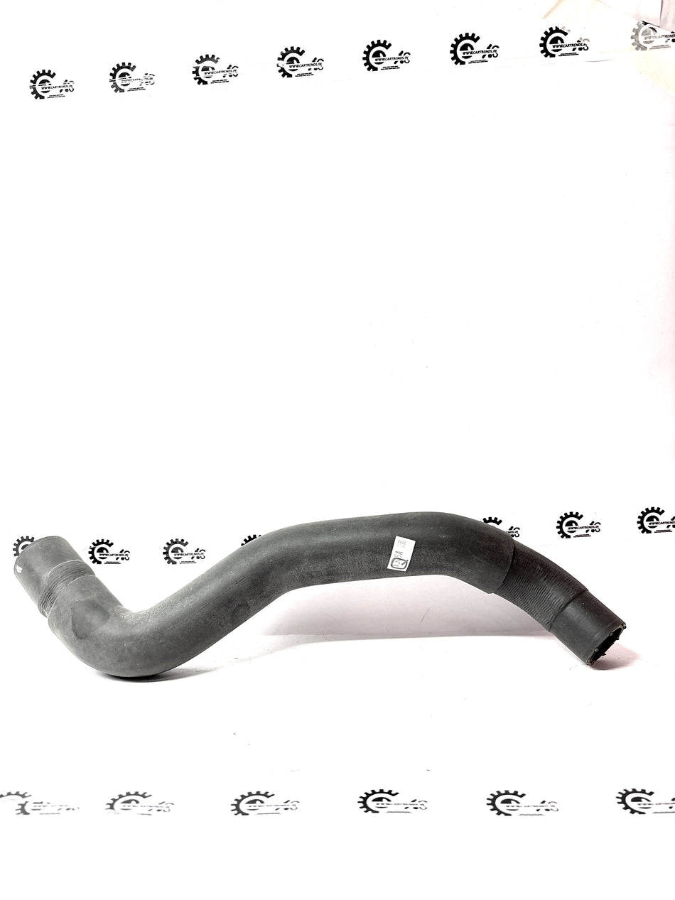 Nissan Micra upper radiator hose, new replacement part, black rubber hose with metal clamps, for engine cooling system.