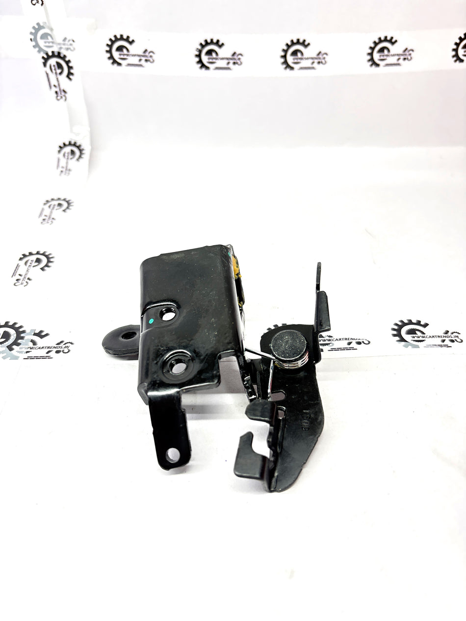 Nissan Sunny striker assembly part 846203BB0A, automotive door latch component, shown in close-up view.