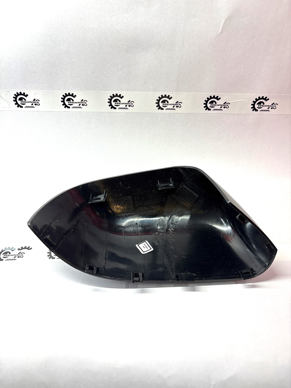 Nissan Micra mirror body cover in black, designed to protect and enhance the side mirror assembly.