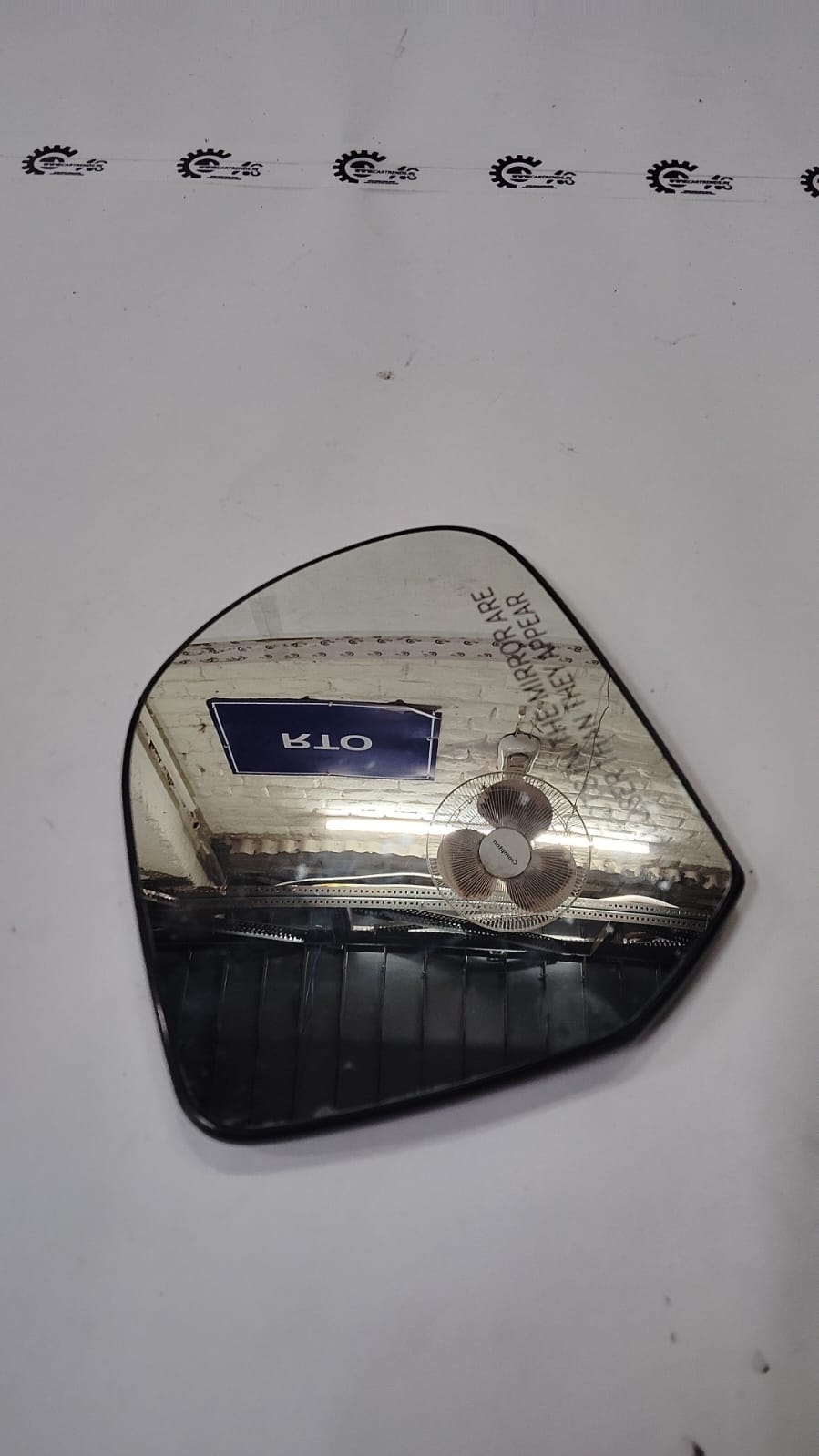Nissan Micra right side mirror glass replacement, high-quality Nissan automotive part with model-specific fit and clear reflective surface.