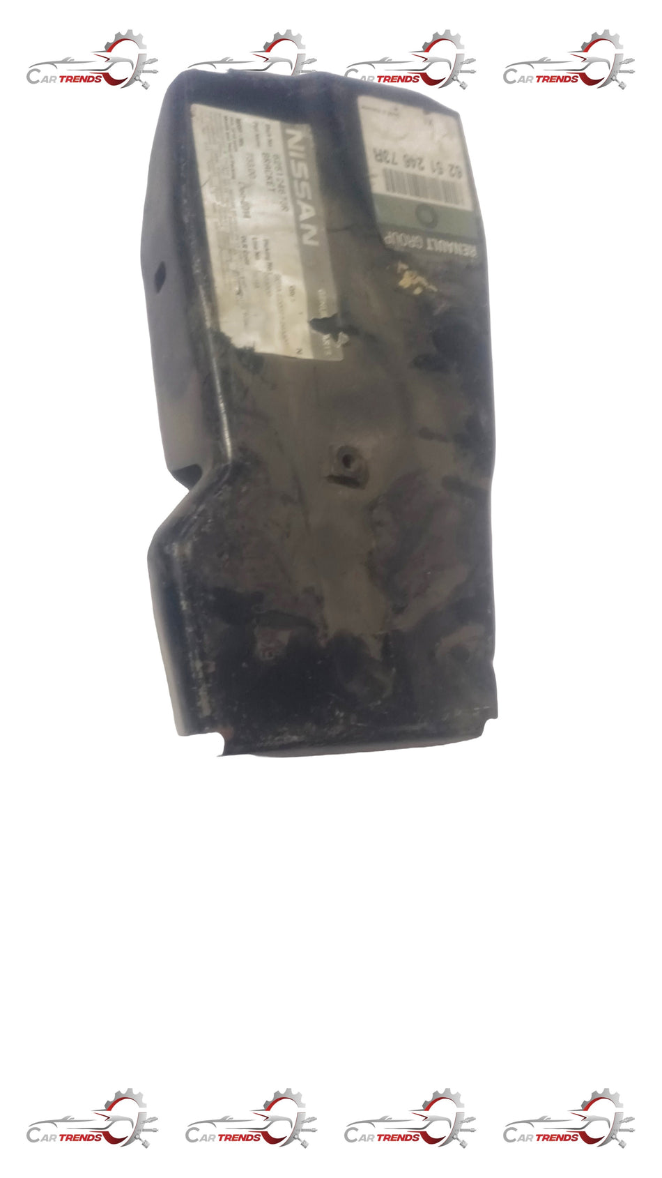 Nissan Nissan-branded vehicle bracket with part number 625124673R, designed for use in Renault vehicles.