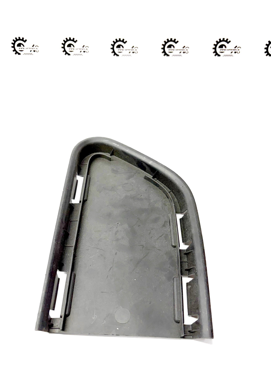 Front bumper cover for Datsun Go by Nissan, showing a sleek plastic exterior part with mounting points and a smooth finish.