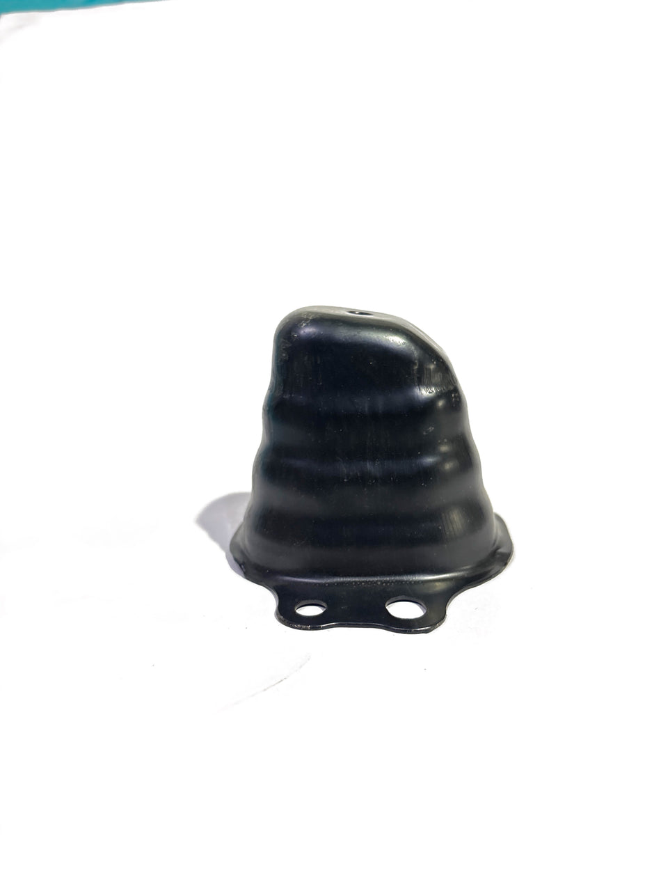 Nissan Micra rear right bumper stay, part number 852121HD0A, showing the black metal mounting component.