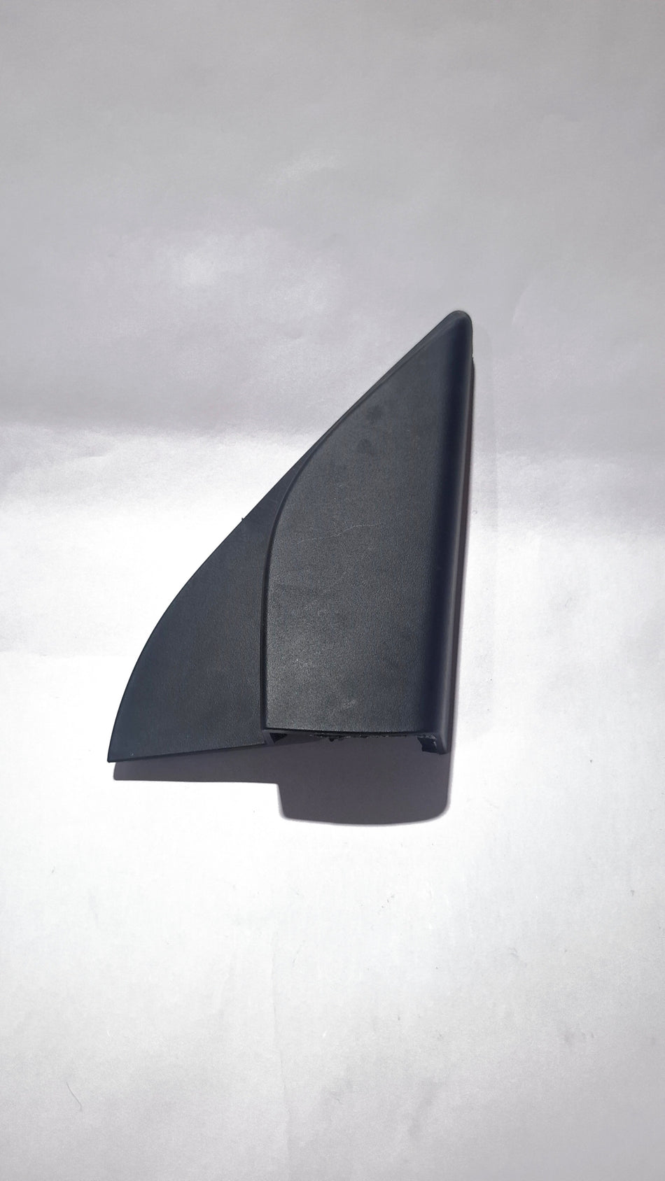 Nissan Micra front door cover, genuine Nissan part, black protective door cover for vehicle door protection.