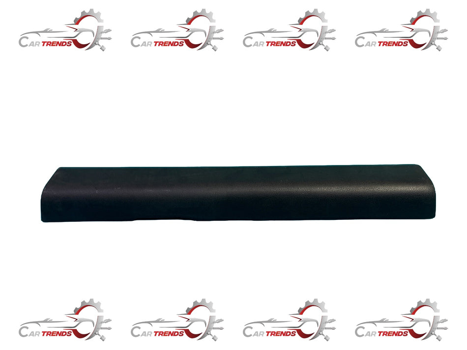 Nissan Micra kick plate assembly in black, designed for Nissan vehicles, with model number 769E71HD0A, installed on car door sill.