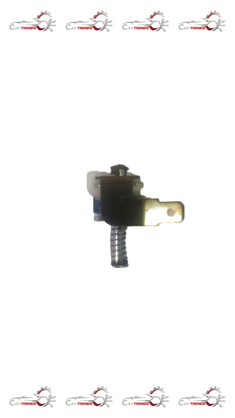 Nissan Micra parking switch assembly, Nissan brand, for vehicle dashboard control, shown in close-up image.