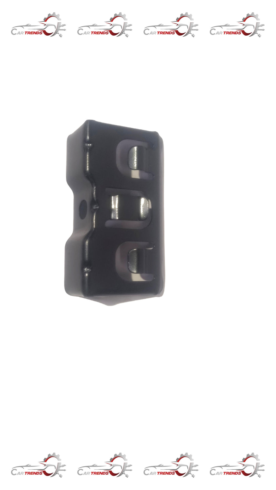 Nissan Micra rear retainer H52401HBMA, automotive part for Nissan Micra, close-up view of plastic clip on vehicle.