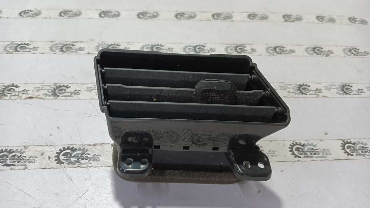 Nissan instrument panel vent with black plastic grille and adjustable louvers, designed for Nissan vehicles.