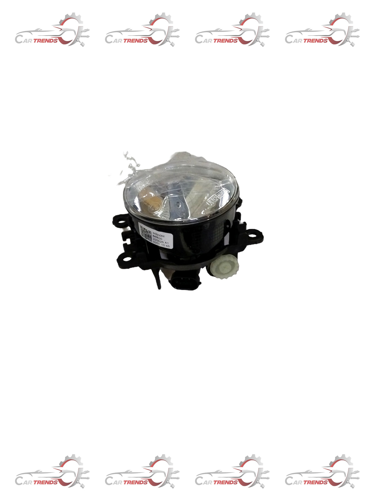 Maruti Suzuki fog lamp assembly with clear lens and black housing, designed for Maruti Suzuki vehicle lighting system.