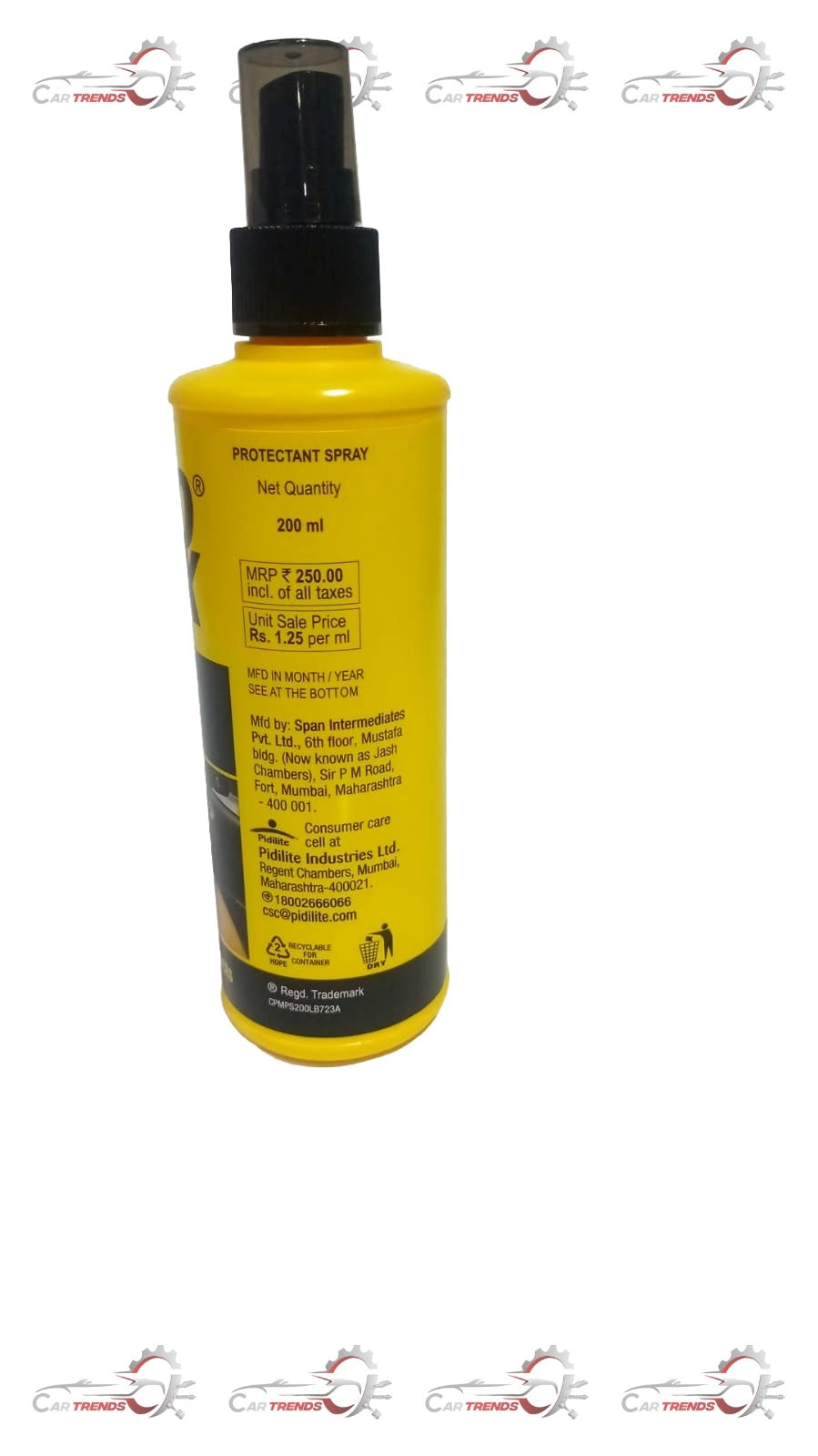 PIDILITE MOTOMAX PROTECTANT SPRAY 200 ML  FMN804520100000 FMN804520100000 - Front view