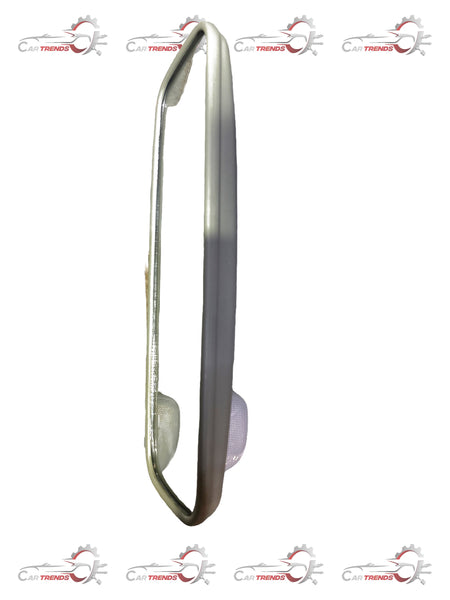 Maruti Suzuki gray inside rearview mirror assembly, showing the reflective mirror surface and mounting bracket.