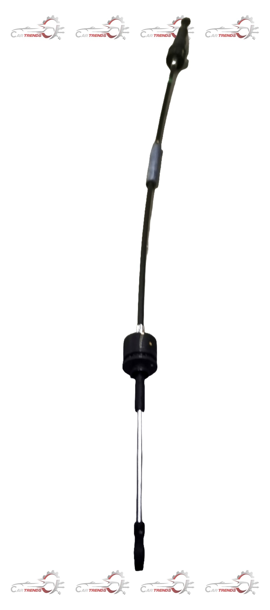 Maruti Suzuki gear select control cable assembly showing metal connectors and wiring for vehicle transmission.