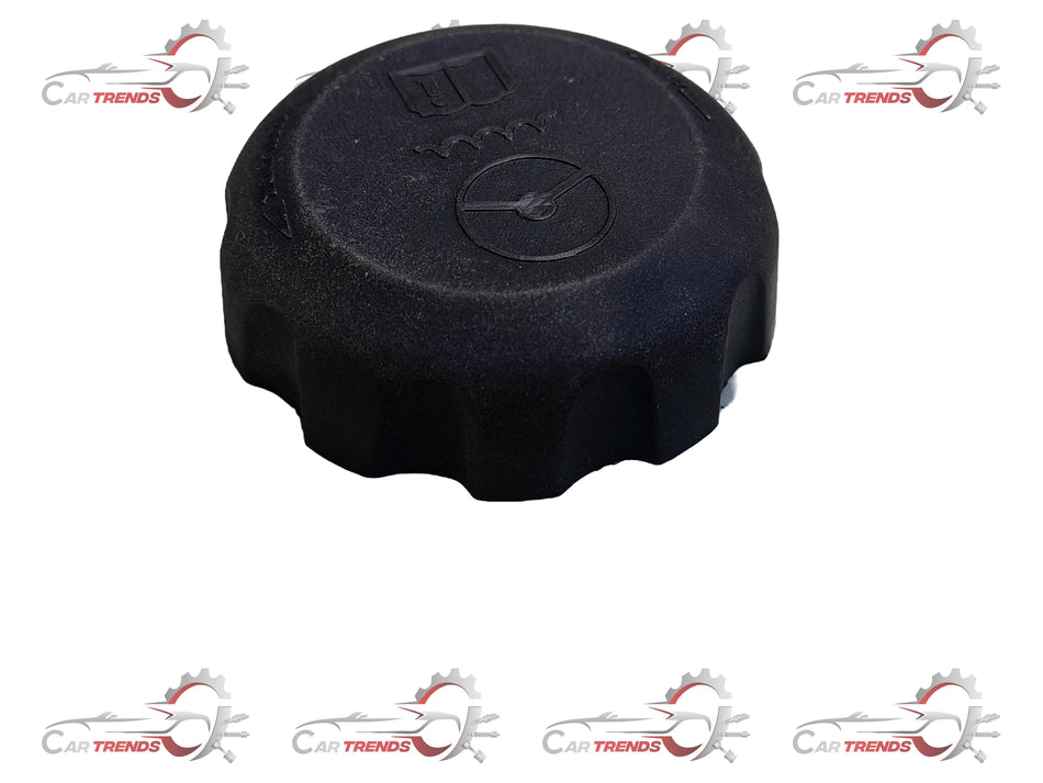 General Motors CAP Reservoir Spark J96408235 for vehicle engine, showing the plastic cap with labeled details.