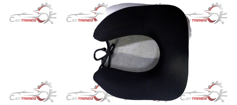Honda travel neck pillow with ergonomic design and soft fabric for comfortable support during journeys.