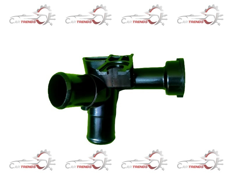 Hyundai i20 diesel radiator showing metal fins and inlet/outlet hoses for cooling engine in a car engine compartment