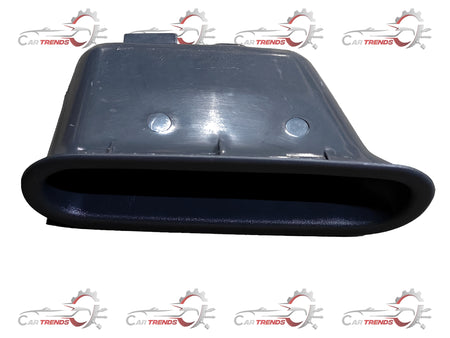 Hyundai Santro Xing left side door pull handle in black, close-up view showing metal attachment and handle design.