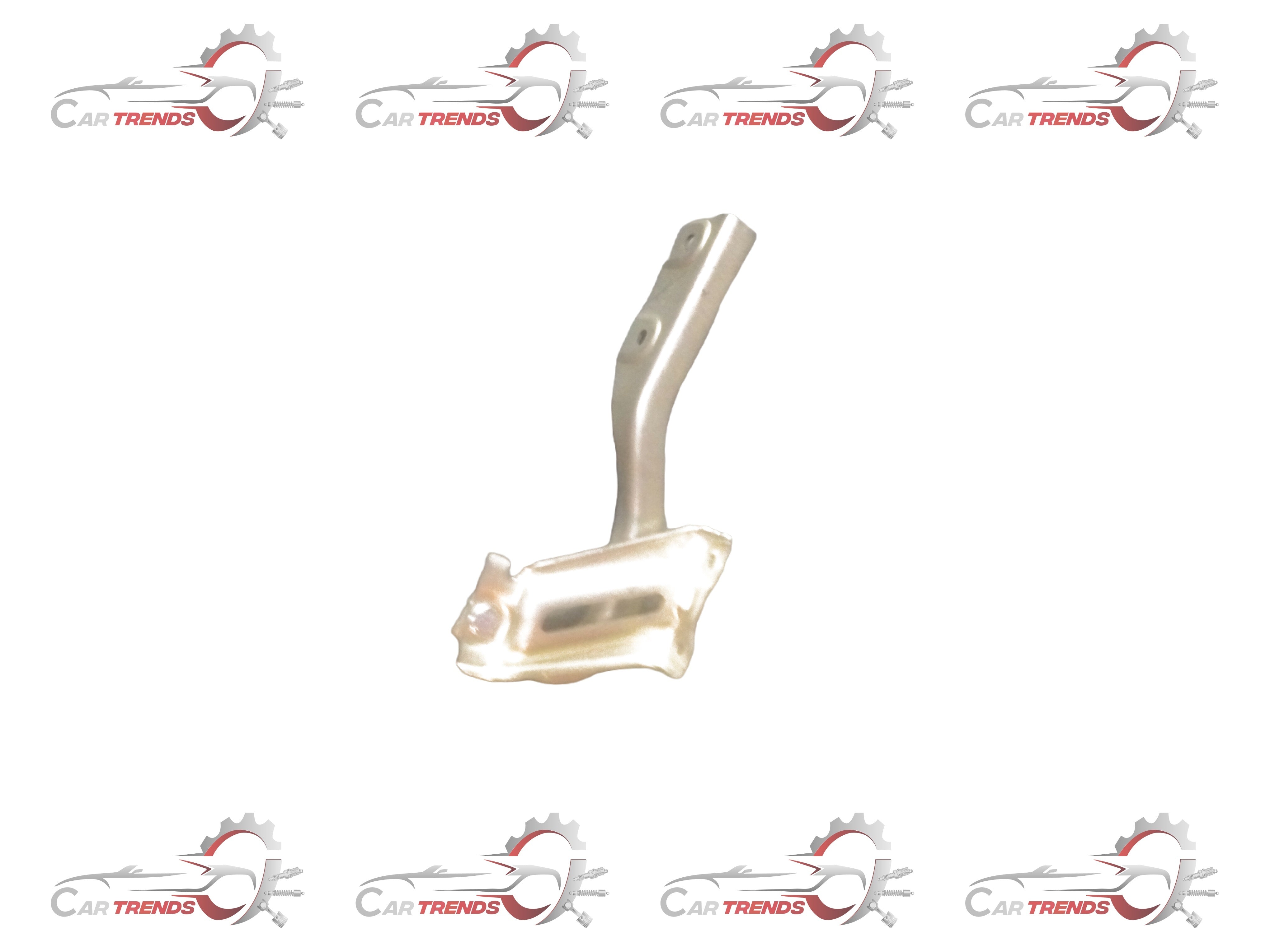 CarTrends BONET HINGE for Ertiga new model, right side spare part, metal hinge with mounting points, in a car repair setting.