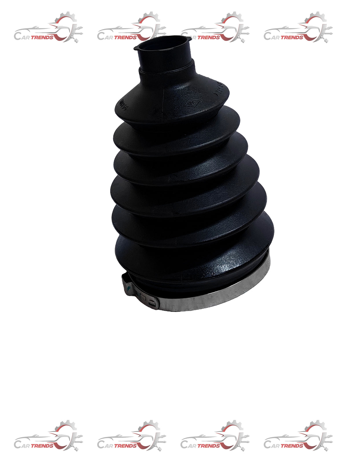 CarTrends Optra boot set spare parts, showing individual boot components with detailed rubber and metal construction.