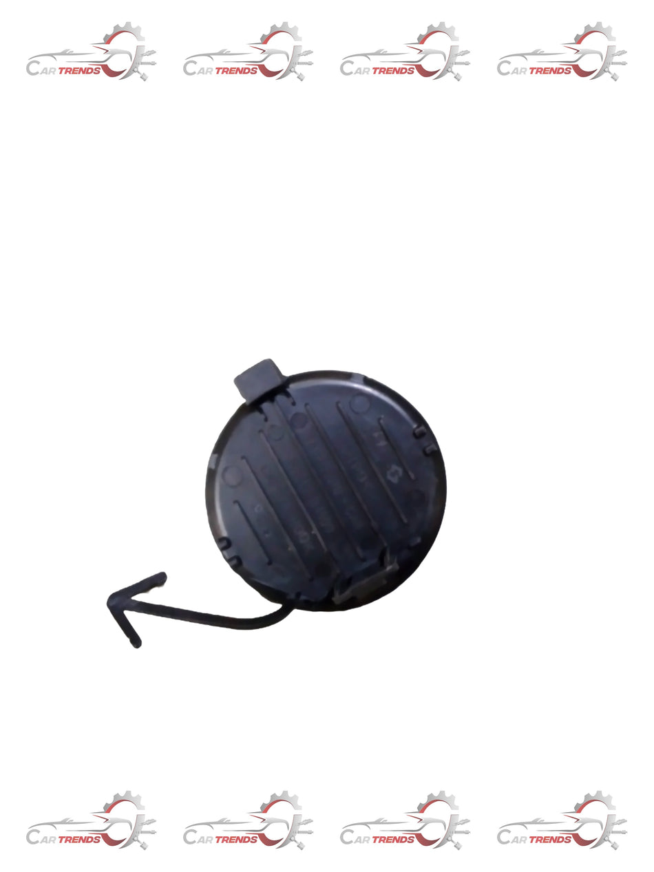 HYUNDAI CarTrends front hook cover for GRAND I10, showing the black plastic exterior part with mounting details.