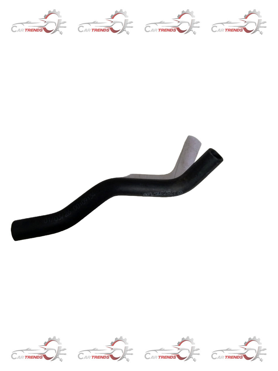 Maruti Suzuki radiator outlet hose Stingray model, flexible rubber hose with metal fittings for engine cooling system.
