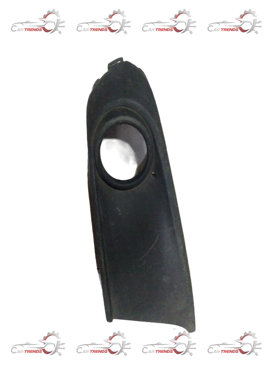 Volkswagen Fog Lamp Cover Vento LH by CarTrends, showing the black plastic exterior designed for a snug fit.