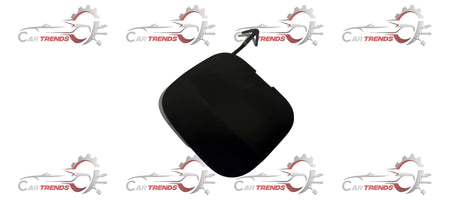 CarTrends CAPFR bumper spare part, close-up view of the black bumper component with mounting points and details.