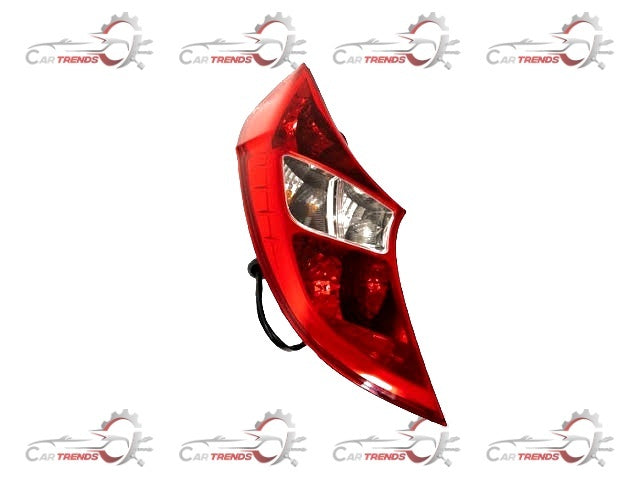 Hyundai rear combination lamp assembly left side, automotive tail light with clear and red sections, for Hyundai vehicle model.