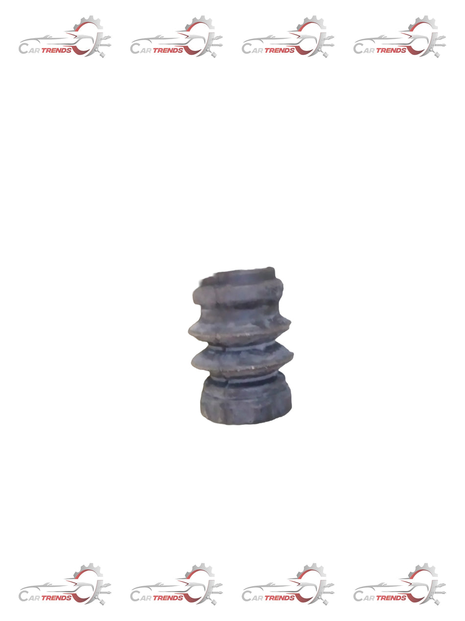 Hyundai 5816432000 rod boot guideon spare part, close-up of the black rubber component for vehicle suspension or steering system.