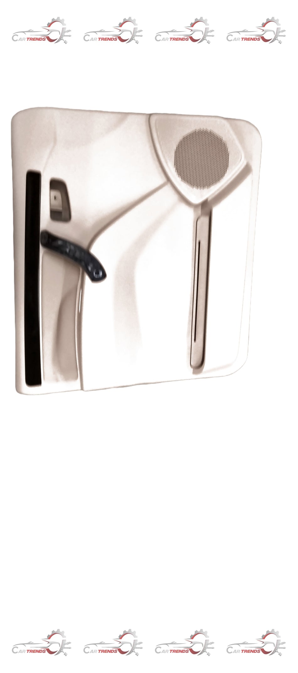 Mahindra Scorpio Classic front left door trim panel in black with visible handle and hinges, designed for vehicle replacement.