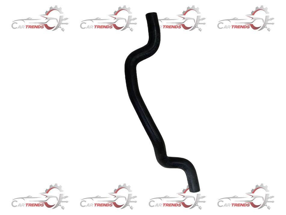 Maruti Suzuki radiator inlet hose, Stingray model, showing the flexible rubber hose with metal clamps for engine cooling system.