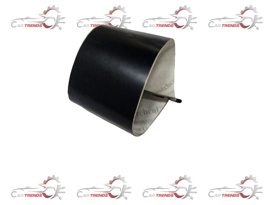 Honda TAPE.L RR door sash part, model 67866TG2K01, showing the black sash with mounting points and surface details.