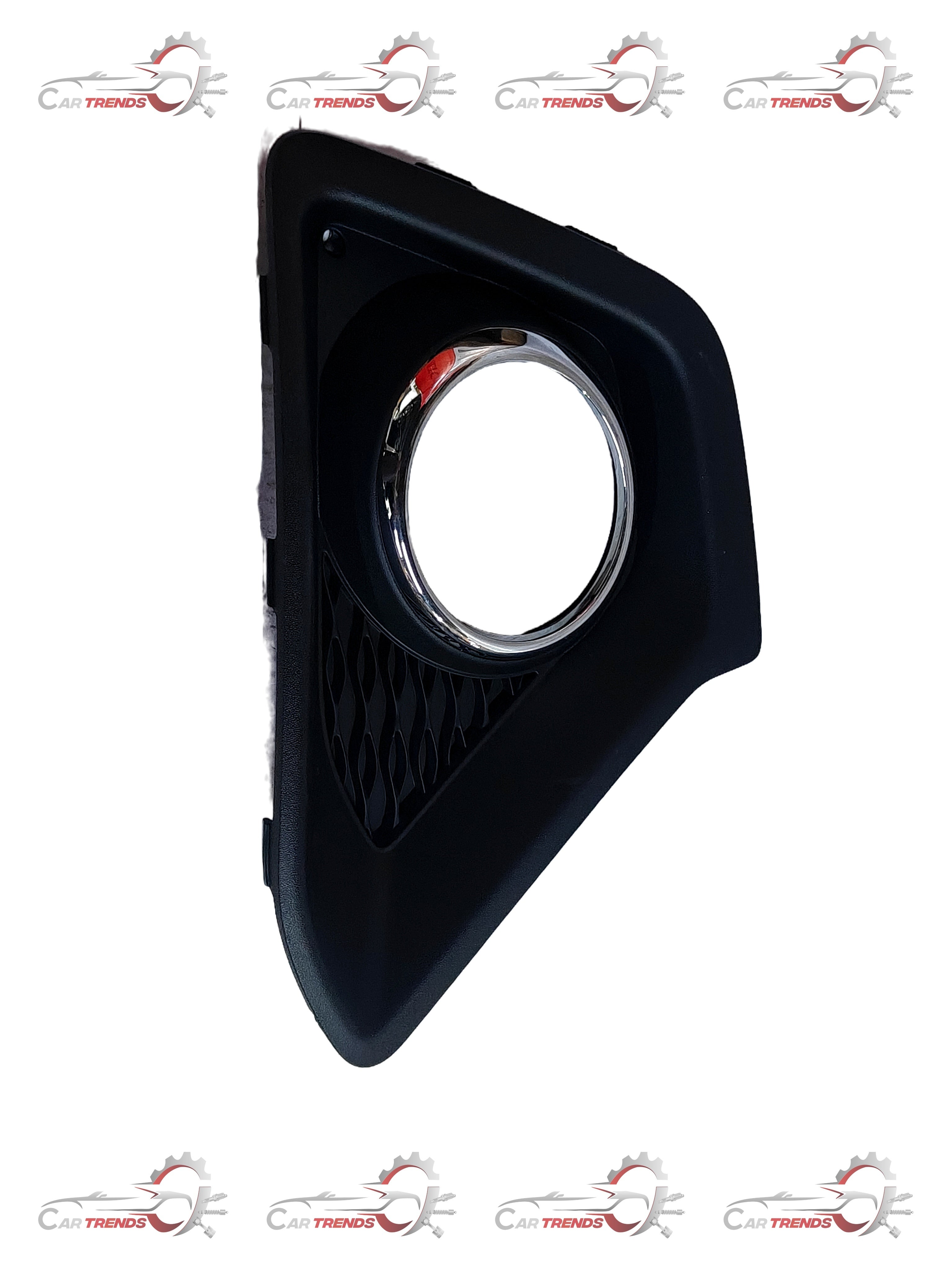 CarTrends fog lamp cover for 2010 Hyundai Grand i10 and Xcent, right side spare part with clear design and fitment details