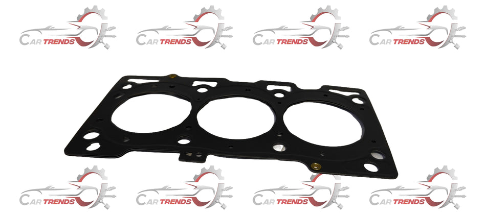 Maruti Suzuki gasket cylinder head 11141M53M10, close-up view showing metal surface and sealing edges for engine repair.