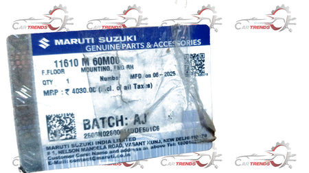 MARUTI SUZUKI 11610m60m00-engine-mounting-ertiga-type-2-right-side 11610M60M00 - Front view