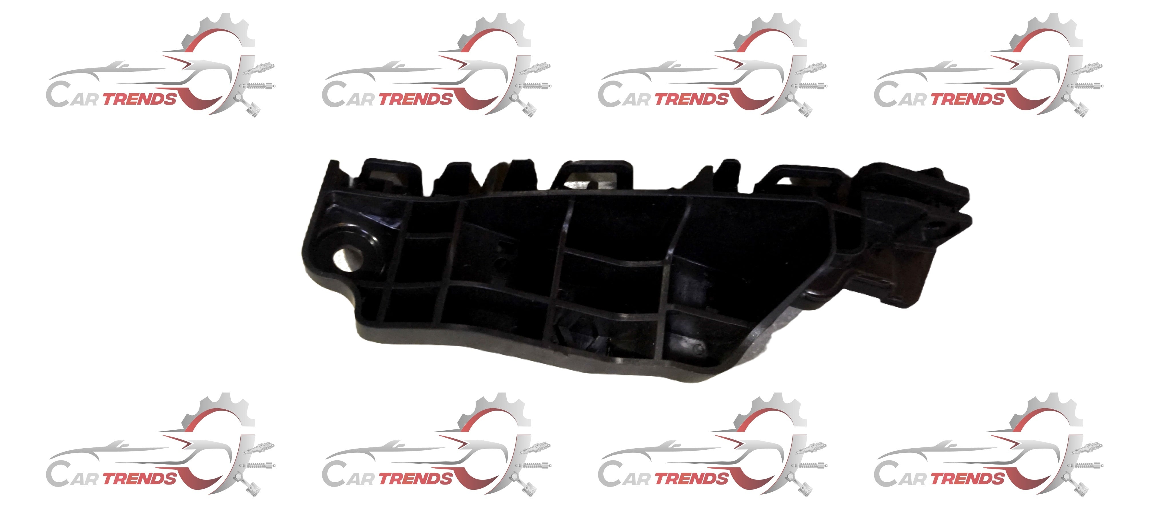 Maruti Suzuki bumper side holder LH 71732M83K00 shown in a close-up image, highlighting the plastic component for vehicle side protection.