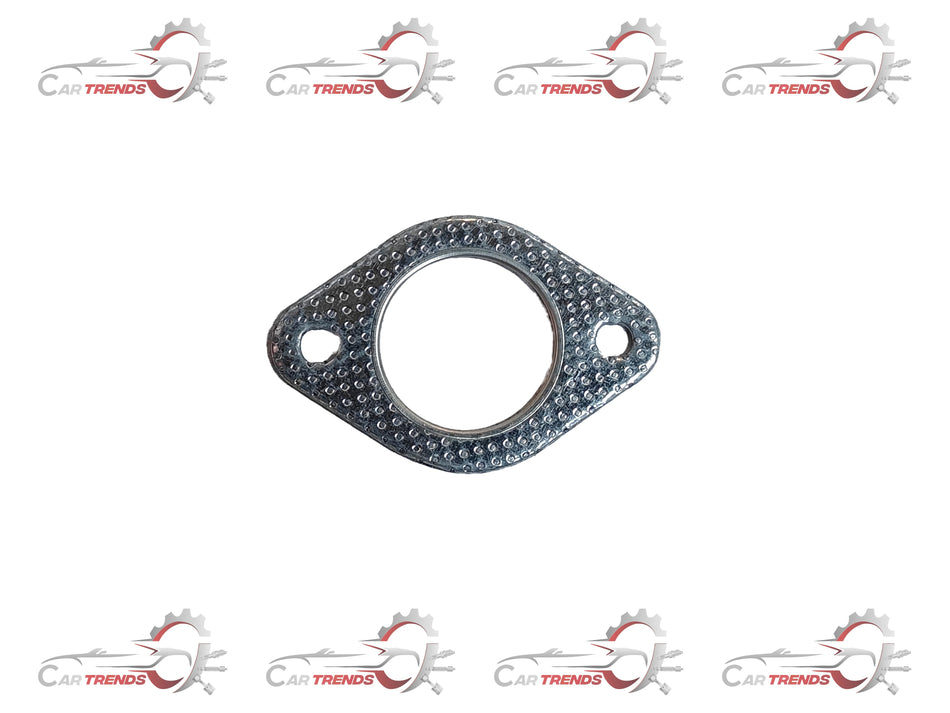 CarTrends exhaust pipe gasket sail, spare auto parts, showing the gasket with metal and rubber components in a close-up view.